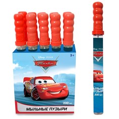 Мыльные пузыри "Тачки", 1TOY, колба 200 мл. Centrum