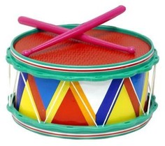 Барабан "Друг", ТулИгрушка, детский музыкальный инструмент, цвет микс
