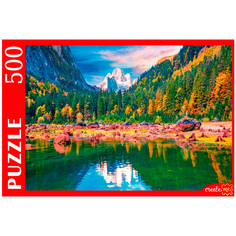 Пазл 500 Озеро в Австрийских Альпах ШТП500-2696 Рыжий кот