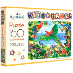 Пазл 160 Kids Games. Попугаи 07862 Origami