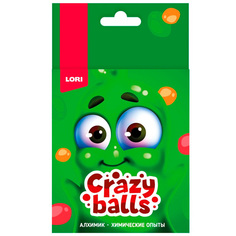 Набор Химические опыты.Crazy Balls "Оранжевый, зелёный и сиреневый шарики" Оп-102 Lori