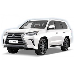 Модель LX570-WH LEXUS LX-570 белый Технопарк в кор.