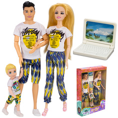 Игровой набор кукол для девочки. Моя любимая семья в коробке,Miss Kapriz