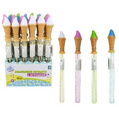 Мыл. пузыри Т17229 Мы-шарики! Колба с игрушкой мороженка 110 мл 1toy Centrum