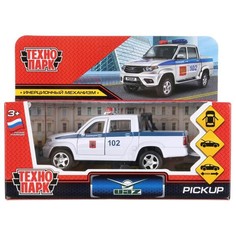 Модель PICKUP-P-WH UAZ Pickup полиция белый Технопарк в кор.
