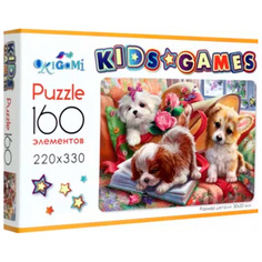 Пазл 160 Kids Games. Корги 07864 Origami