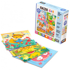 Пазл 4 в 1 4-6-9-12 эл Baby Games. Летние моменты. 07873 Origami