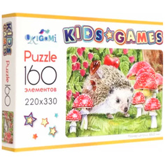 Пазл 160 Kids Games. Ёжик 07868 Origami