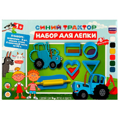 Набор ДТ Тесто для лепки с формочками СИНИЙ ТРАКТОР 24 см PDSET-STR2 Multi Art