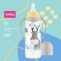 Бутылочка для кормления Lubby с силиконовой соской, 250 мл