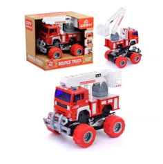 Машина WY553C "Пожарная" 1:20 (свет,звук) на батарейках, в коробке Wen Yi