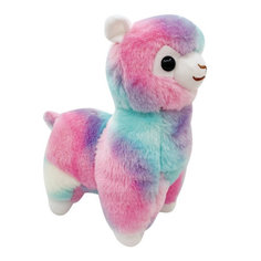 Мягкая игрушка Sun Toys Лама Альпака фиолетово-розовый 35 см