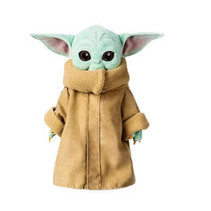 Мягкая игрушка Sun Toys Йода(Грогу) мандалорец Звездные Войны мятно-зеленый 25 см