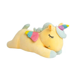 Мягкая игрушка Sun Toys Единорог Спящий жёлтый 30 см