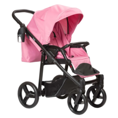 Детская коляска прогулочная BEBIZARO TWEED PINK