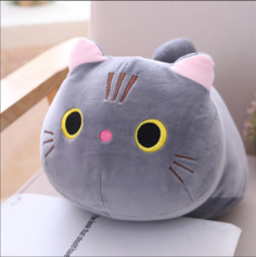 Мягкие игрушки Sun Toys Игрушка подушка Кот серый 1-0318