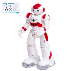 Робот Робо-друг, с дистанционным и сенсорным управлением, русский чип, красный No Brand