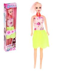 Кукла-модель Лена в летнем наряде, МИКС, 727377W No Brand