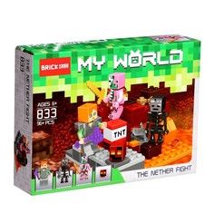 Конструктор блочный Мой мир, 96 деталей No Brand