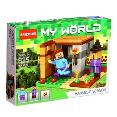 Конструктор блочный Мой мир, 96 деталей No Brand