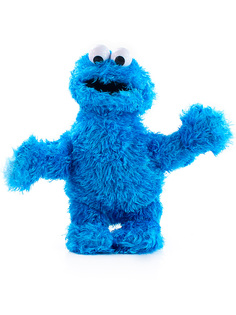 Мягкая игрушка StarFriend на руку Улица Сезам Коржик Sesame Street 30 см