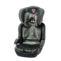 Накидка АВТОНЯША для детского автокресла, Мишка, чёрная No Brand