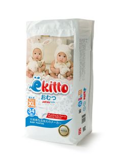 Подгузники-трусики детские Ekitto, премиум, размер XL, 12-17 кг, 34 шт.
