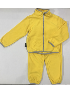 Флисовый костюм детский VUGGA FK008 желтый, желтый, размер 110