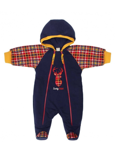 Комбинезон Lucky Child 27-71, темно-синий, размер 68