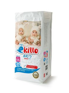 Подгузники-трусики детские Ekitto, премиум, размер XXL, 15-20 кг, 34 шт.