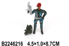 Фигурка солдат 1035 с аксесс в пак. No Brand