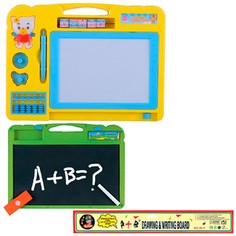 Доска д/рисования 8014 цветная в пак. A+B