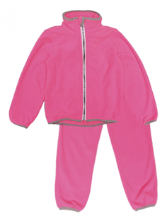 Флисовый костюм для девочки VUGGA FK007, розовый, размер 128