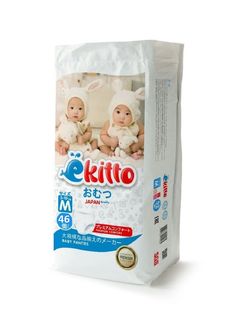 Подгузники-трусики детские Ekitto, премиум, размер M, 5-10 кг, 46 шт.