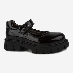 Туфли детские Kapika 24934т, цвет черный-лак, размер 38 EU