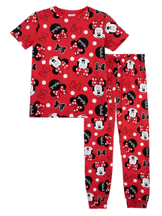 Пижама family look PlayToday 42141026 цв. красный р. 146