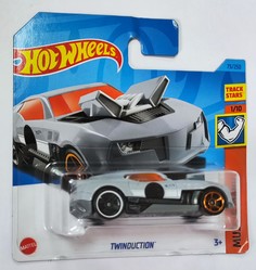 Машинка базовой коллекции Hot Wheels TWINDUCTION серая 5785 HKK88