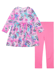 Костюм детский PlayToday 32122418, розовый, разноцветный, р. 110