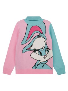 Свитер детский PlayToday 32241907, голубой, светло-розовый, р. 152