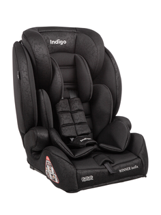 Автокресло бустер детское WINNER ISOFIX 9-36 кг, группа 1,2,3, черный Indigo