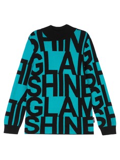 Джемпер детский PlayToday 32221446, голубой, черный, р. 158