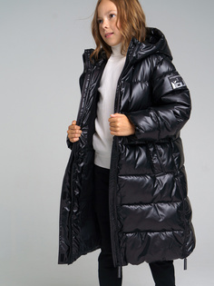 Пальто детское PlayToday 22227082, черный, р. 134