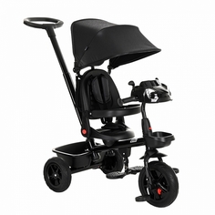 Велосипед трехколесный Pituso Elite черный, колеса 10"/8" КТ-107/р/Б