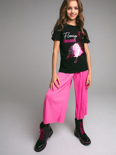 Брюки детские PlayToday 12321201, цвет розовый, размер 140