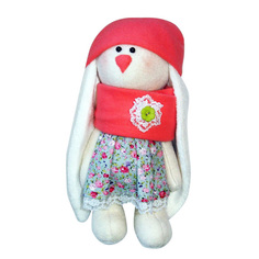 Текстильные игрушки своими руками набор HAPPY HANDS МЗ-10 Розочка, 22 см Ваниль