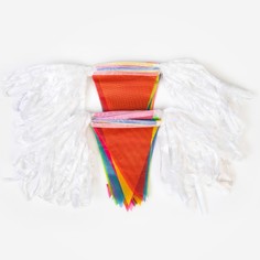 Флажки-гирлянда, l=50 м,(набор 100 шт), флажок 13 х 19 см No Brand