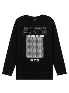 Лонгслив детский PlayToday 32211309, черный, р.140