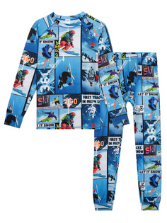 Термобелье детское комплект PlayToday 32211473, разноцветный, р. 158