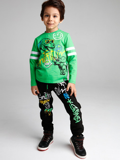 Лонгслив детский PlayToday 32212041, зеленый, р. 98