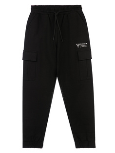 Брюки детские PlayToday 32211318, черный, р.134